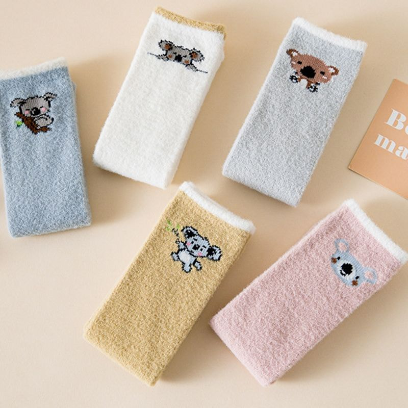 Meias infantis para meninos e meninas, meias de joelho reto, outono e inverno, imitação grossa, pêlo de pêlo de pêlo de tubo longo de tubo longo Meias infantis para meninos e meninas, meias de joelho reto, outono e inverno, imitação grossa, pêlo de pêlo de pêlo de tubo longo de tubo longo
