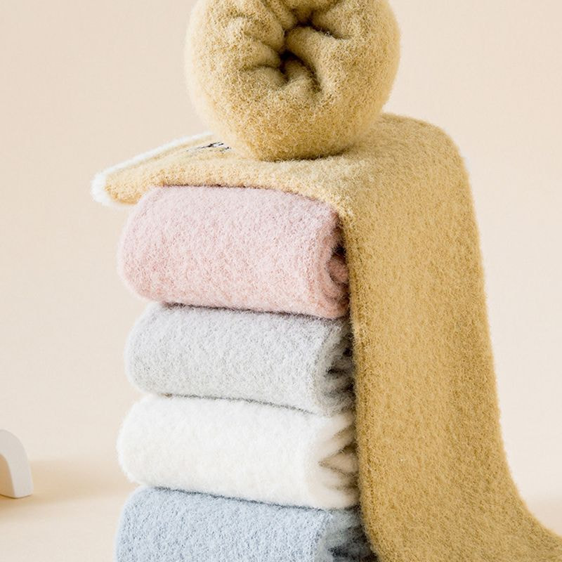 Meias infantis para meninos e meninas, meias de joelho reto, outono e inverno, imitação grossa, pêlo de pêlo de pêlo de tubo longo de tubo longo Meias infantis para meninos e meninas, meias de joelho reto, outono e inverno, imitação grossa, pêlo de pêlo de pêlo de tubo longo de tubo longo