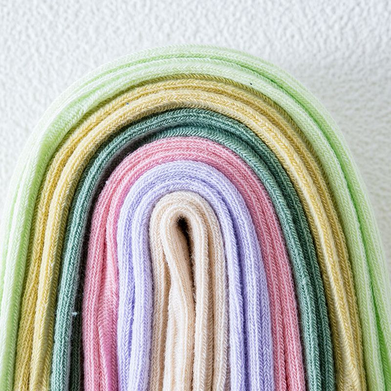 Meias infantis, meias de tubo, meninos e meias de meninas e meias, meias de agulha dupla de tábua reta coloridas de doces Meias infantis, meias de tubo, meninos e meias de meninas e meias, meias de agulha dupla de tábua reta coloridas de doces