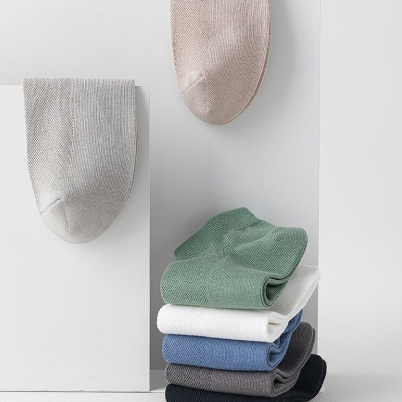 Summer puro algodão malha de algodão meias Summer puro algodão malha de algodão meias